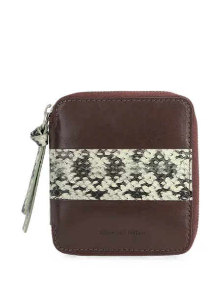 Portofel Dries Van Noten din piele maro