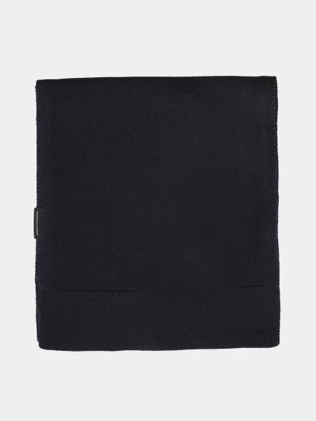 Armani Exchange Шарф Темно-синій Акрил/вовна синій