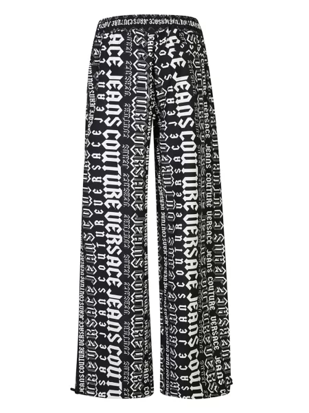 Pantaloni Versace Jeans Couture cu imagine negru