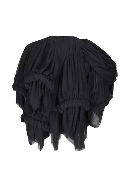 Geacă Comme Des Garçons cu volane negru