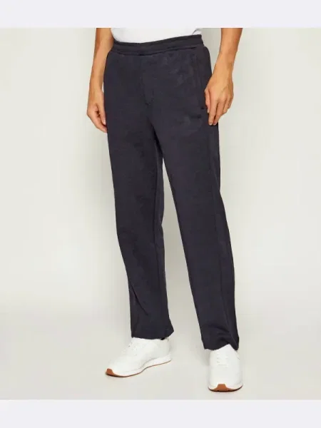 BOSS Pantaloni trening Mirror Long Bleumarin verde
