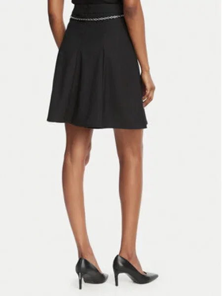 HUGO Midi krilo A-Line Fit črna
