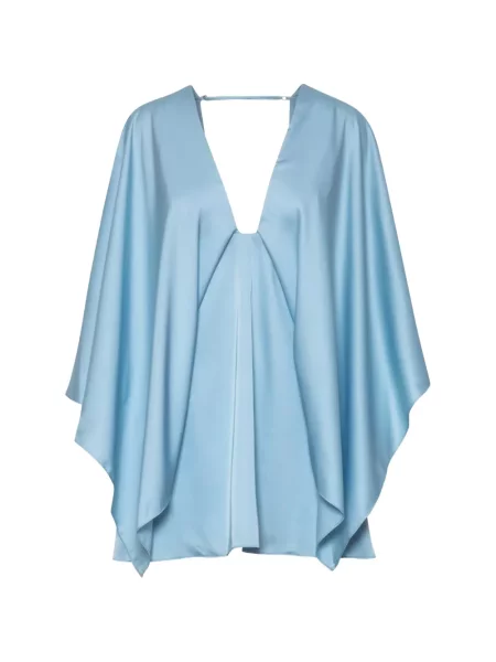 Rochie mini Baobab cu decolteu în V albastru