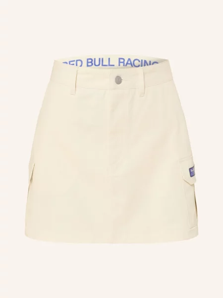 Džínová sukně Red Bull Racing X Pepe Jeans béžové