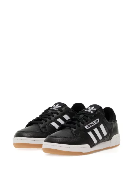 Sneakerși Adidas Continental 80 din piele de căprioară cu dungi negru