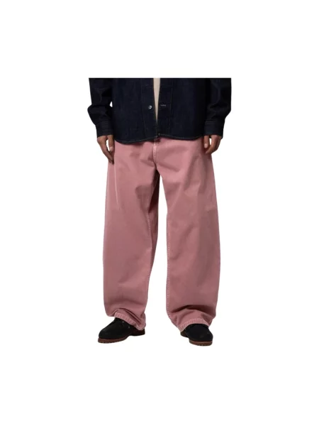Jeansy Carhartt Wip różowe