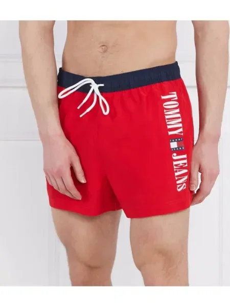 Sport rövidnadrág Tommy Hilfiger piros