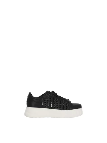 Sneakersy Cult skórzane czarne
