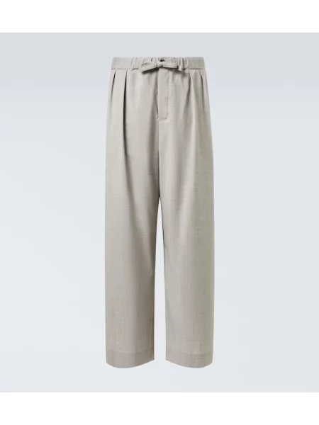 Pantaloni Loewe de lână gri