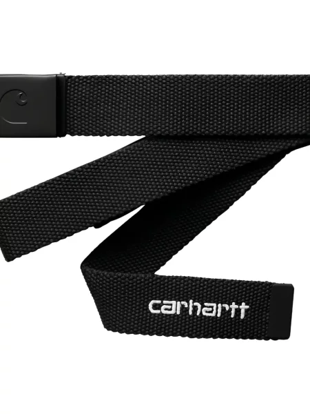 Колан Carhartt Wip с принт черно