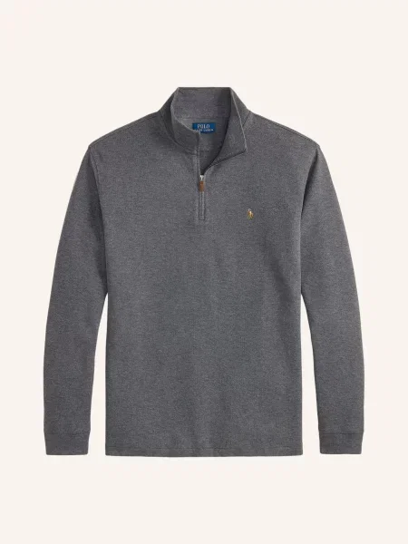 Polo Ralph Lauren Big & Tall Svetr Troyer šedá