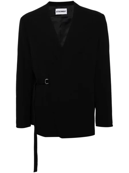 Вълнен блейзър Attachment черно