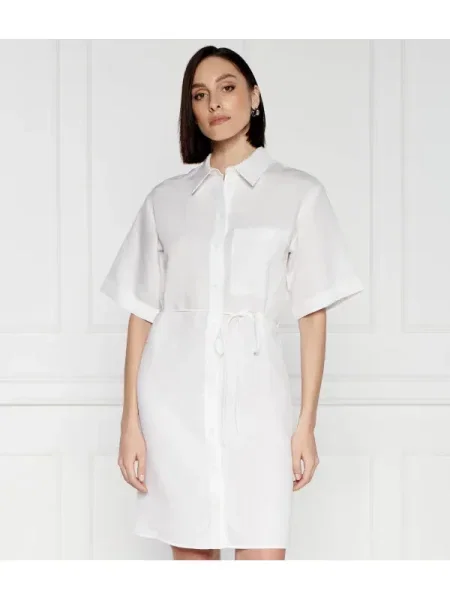 Calvin Klein Rochie | cu adaos de in alb