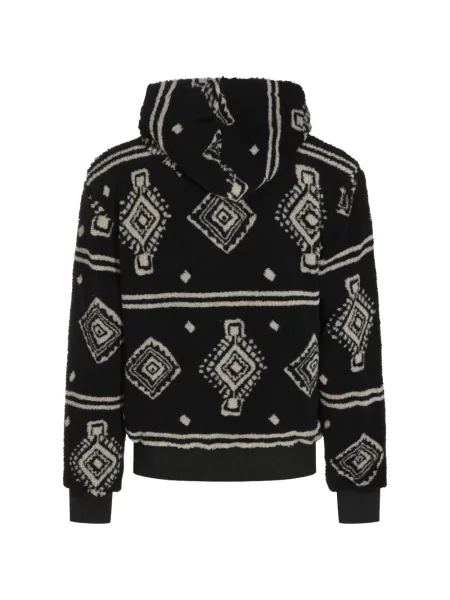 Fleece hoodie Mauna Kea μαύρο
