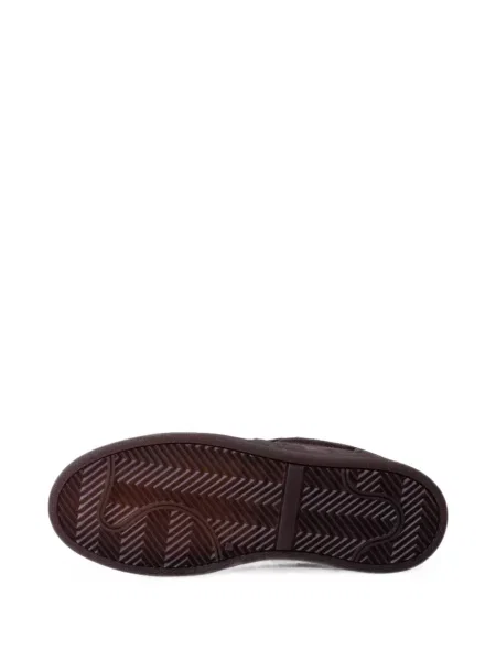 Sneakerși Calce din piele de căprioară gri