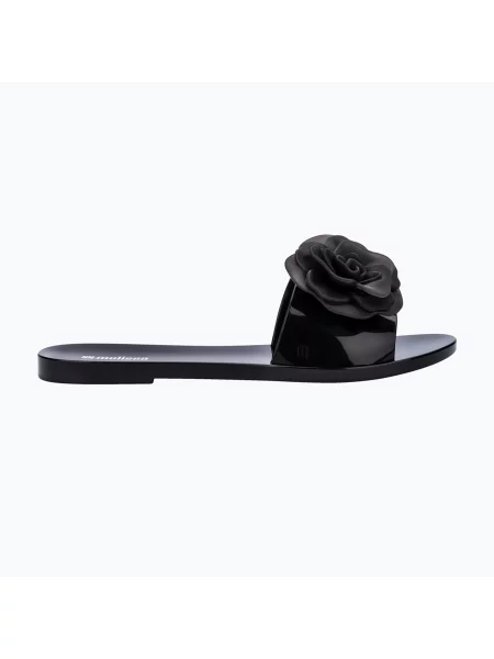 Șlapi pentru femei Melissa Babe Petals Ad black negru