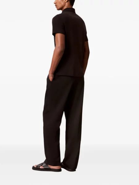 Polo Calvin Klein με αυτόγραφο μαύρο