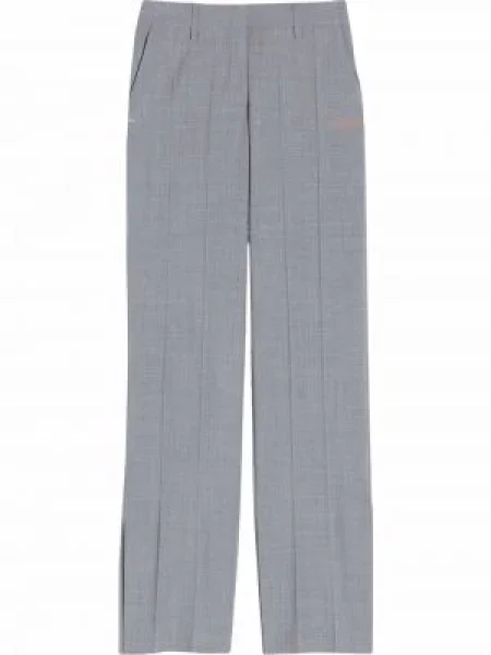 Pantaloni Off-white alb