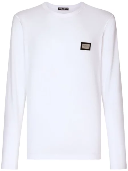 Tricou Dolce & Gabbana lung alb