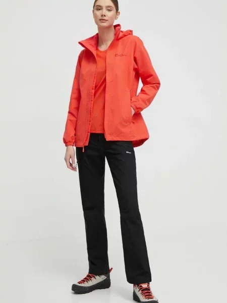 Jack Wolfskin kurtka outdoorowa Stormy Point czerwony