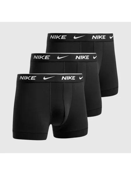 Boxerky Nike Everyday Cotton Stretch Trunk černé