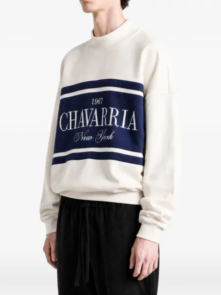 Kerek nyakú melegítő felső Willy Chavarria fehér