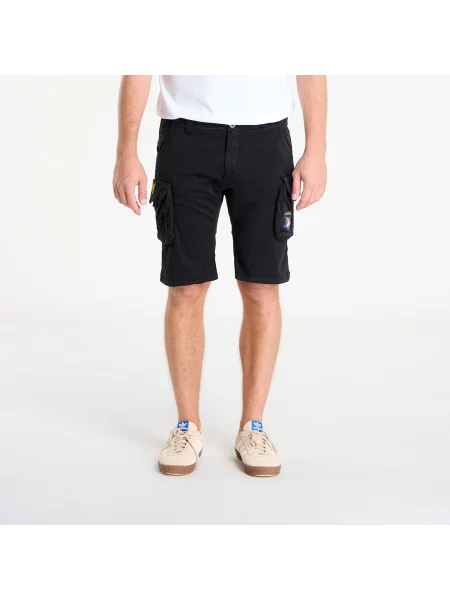 Krátké kraťasy Alpha Industries Inc. černé