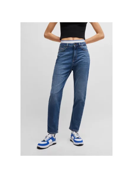 HUGO Blue jeansy niebieskie