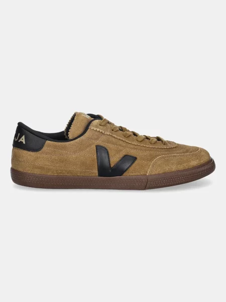 Veja sneakersy skórzane Panenka brązowy