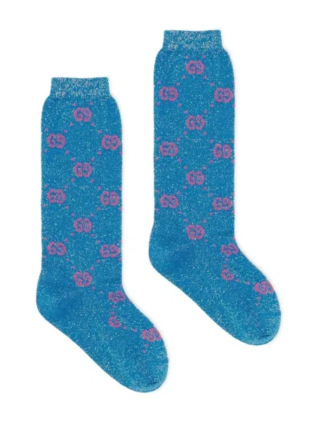 Skarpety dziecięce Gucci niebieskie