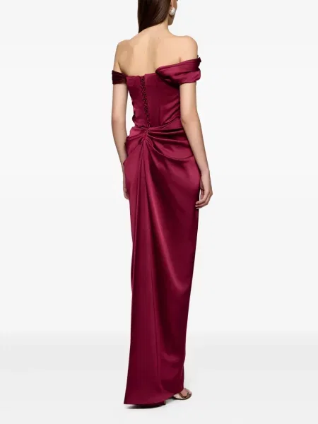 Rochie maxi Ana Radu de costum roșu