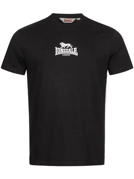 LONSDALE Tricou Shegra / alb negru