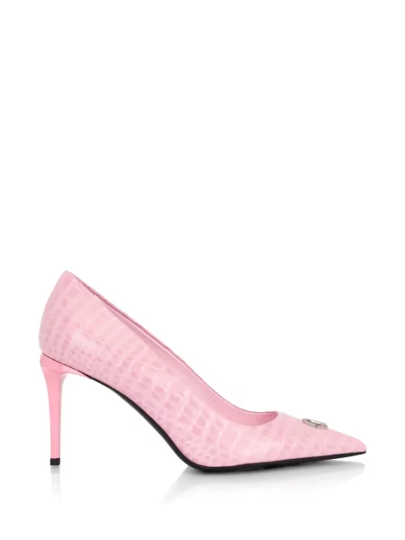 Pantofi cu toc Philipp Plein roz