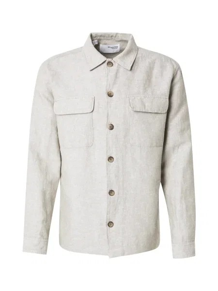 SELECTED Košile SLHLEROY' šedá