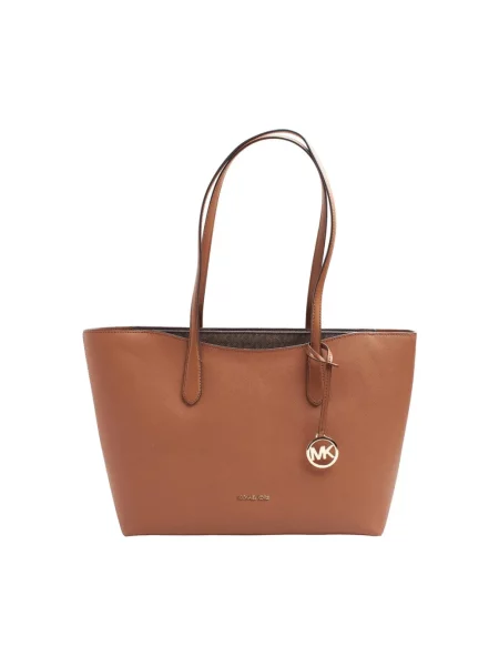 Shopperka Michael Kors skórzana brązowa