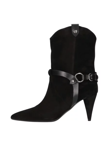 Buty do kostki Strategia zamszowe czarne