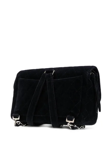Prošívaný diamant batoh Chanel Pre-owned fialový
