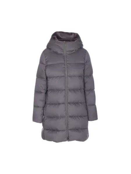 Kurtka puchowa Herno szara