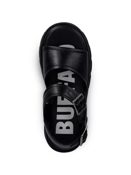 Sandale Buffalo cu platformă cu cataramă negru