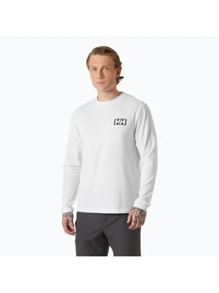 Tricou mânecă lungă Helly Hansen alb