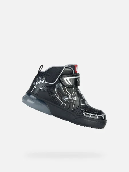 Detské topánky Geox Grayjay black/silver čierna