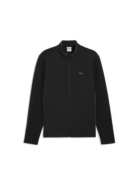 PUMA MÄ™ska hybrydowa kurtka do golfa z dzianiny CLOUDSPUN OdzieÅ¼ M czarny