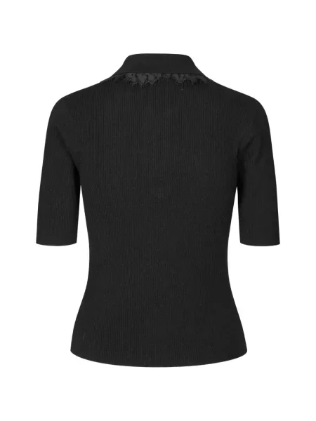 Top Samsøe Samsøe tricotate negru