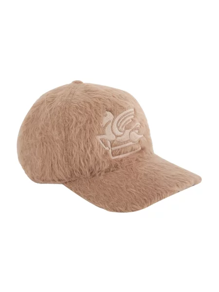 Czapka z daszkiem Etro beżowa