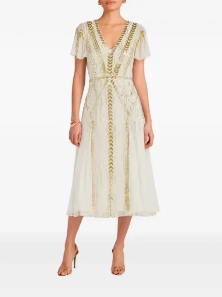 Rochie midi Temperley London alb