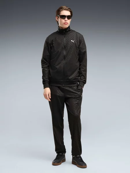 Спортивний костюм PUMA Embossed Poly Suit комбінований верх чорний