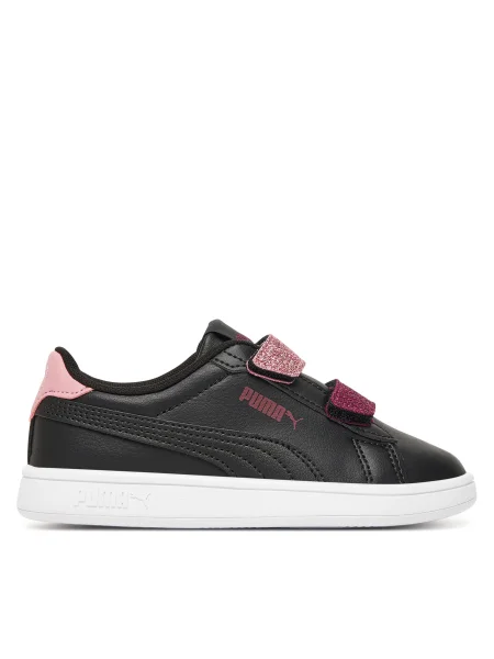 Puma Sneakersy Smash L Glitter Velcro V Ps 07 čierna