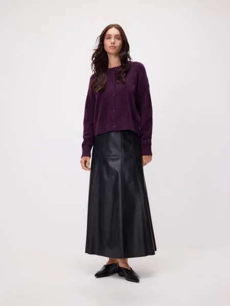 Reserved Кофта із опущеною лінією плечей темно-фіолетовий фіолетовий