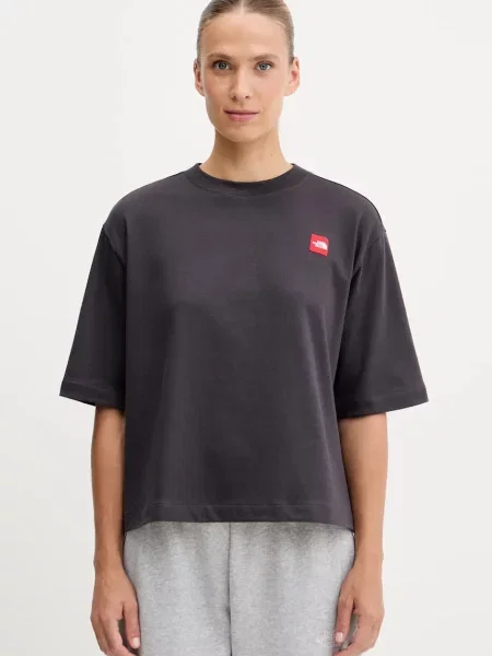 Тениска The North Face Redbox дамска сиво
