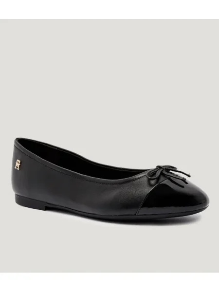 Șapcă Tommy Hilfiger din piele negru
